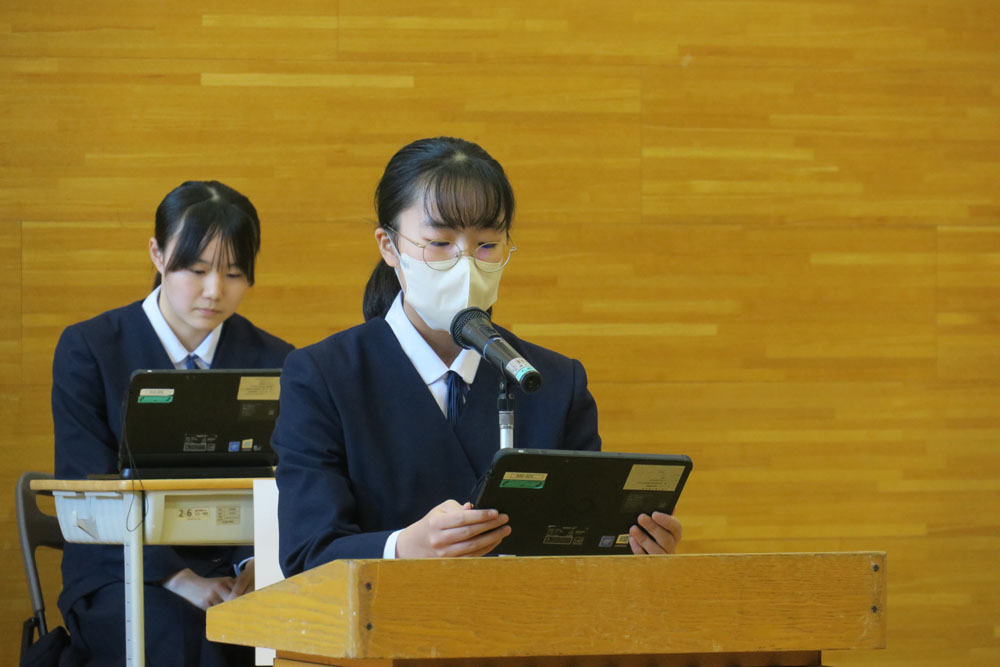 後期生徒総会の様子7